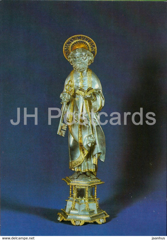 Gotisches St Petri Reliquiar - St Peter - Domschatzkammer St Petri in Bautzen - 1987 - DDR Germany - unused - JH Postcards