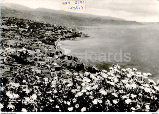 Sanremo - San Remo - Riviera dei Fiori - 511-174 - old postcard - 1953 - Italy - used - JH Postcards