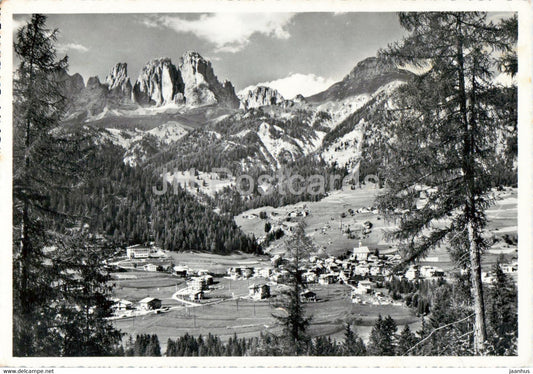 Campitello - Sassolungo - Col Rodella  - 1967 - Italy - used - JH Postcards