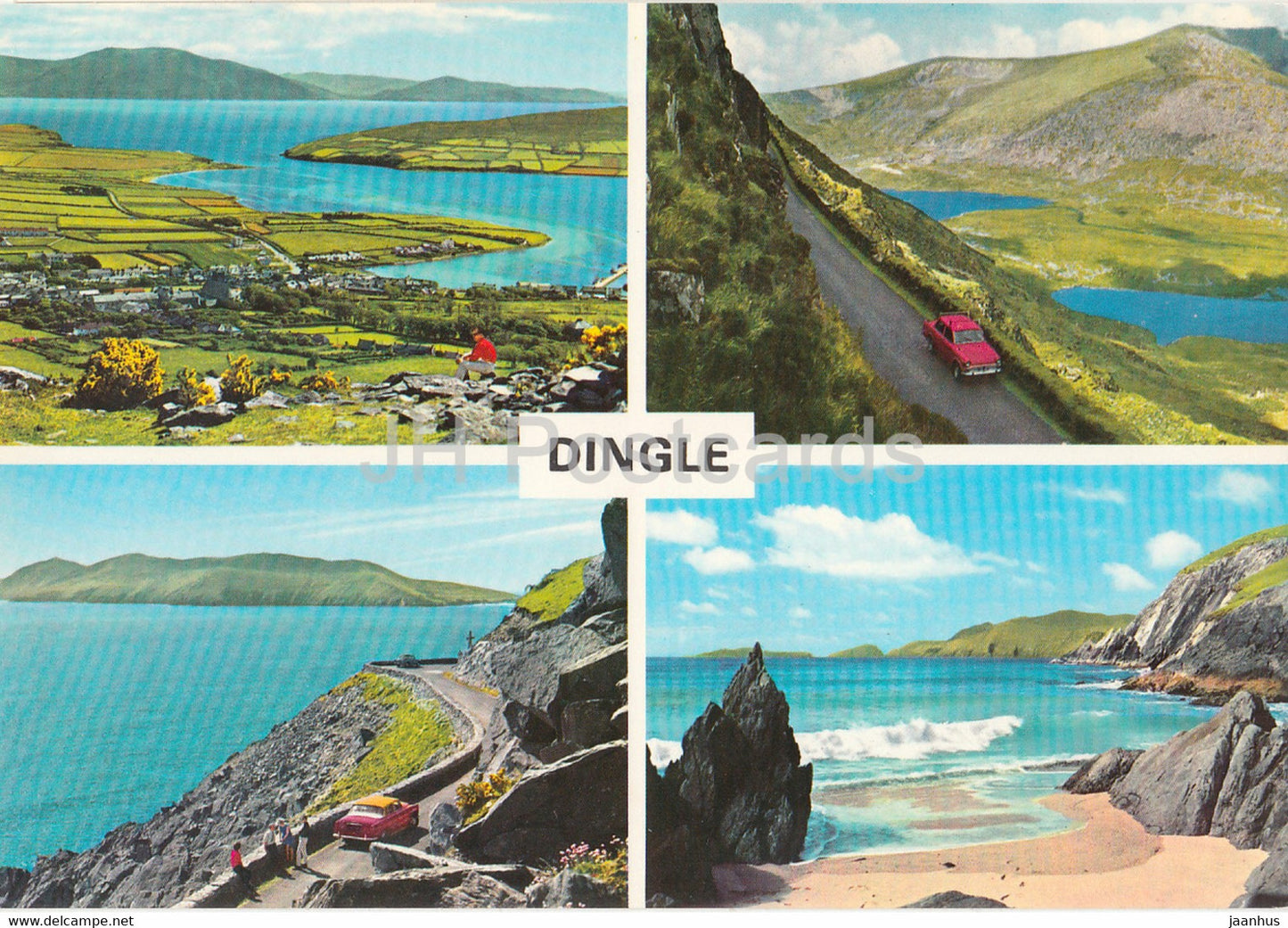 Dingle - multiview - Ireland - unused - JH Postcards