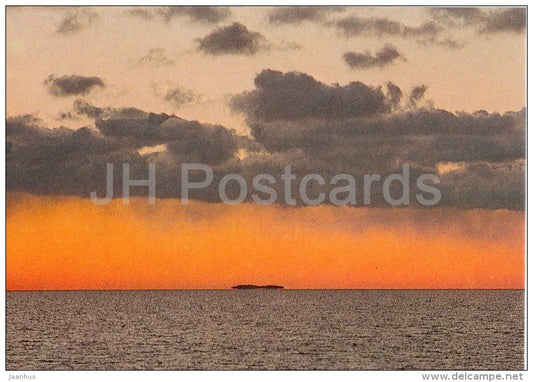The Väinameri sea - Hiiumaa island - 1990 - Estonia USSR - unused - JH Postcards