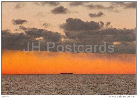 The Väinameri sea - Hiiumaa island - 1990 - Estonia USSR - unused - JH Postcards