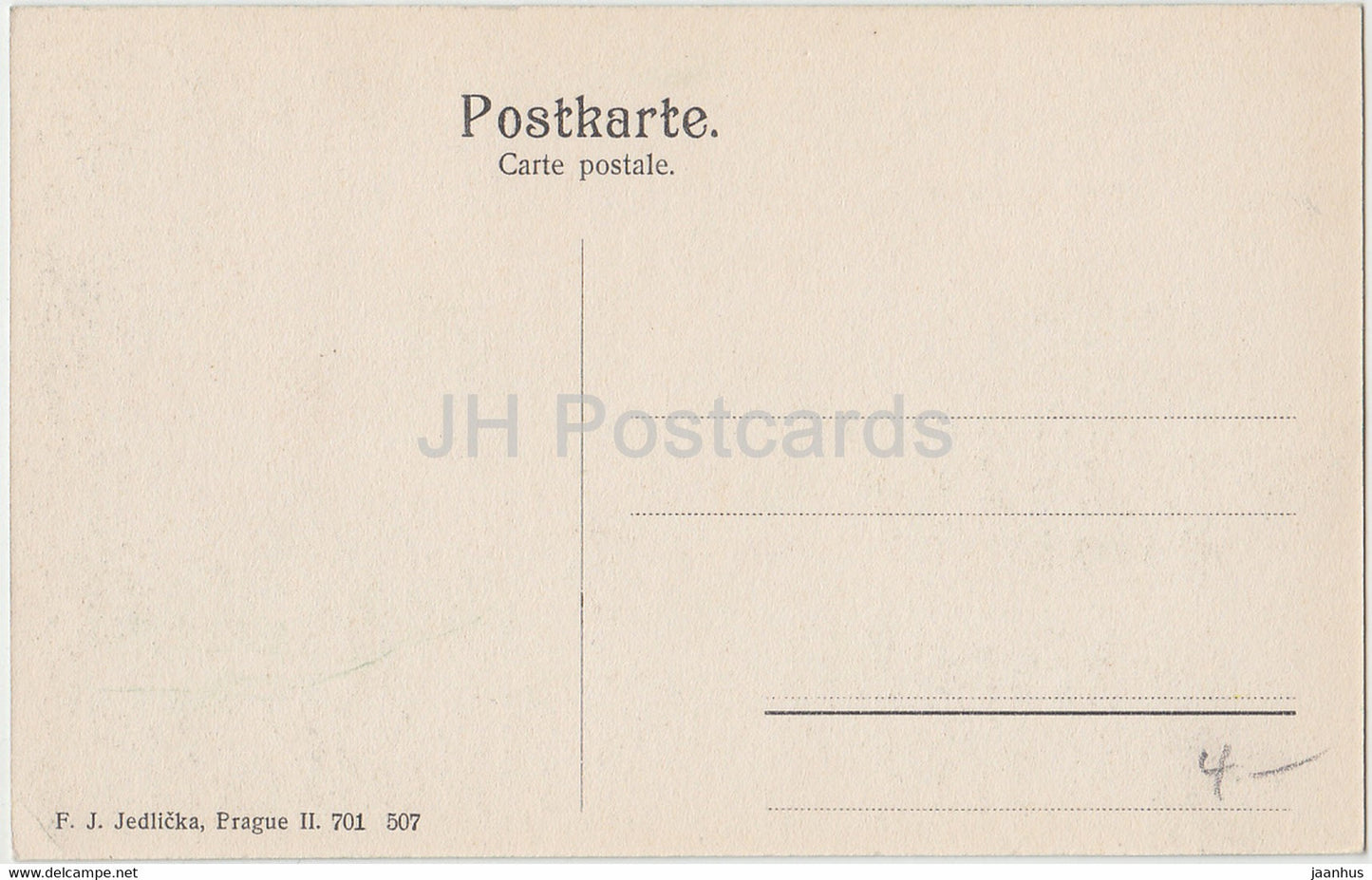 Praha - Prague - Gruss aus Prag - Blick von der Schutzen Insel - old postcard - Czech Republic - unused