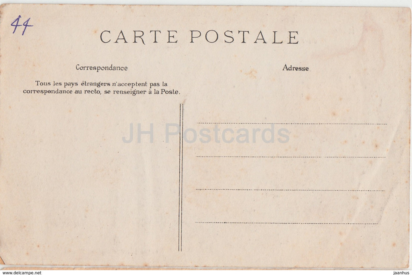 Machecoul - Ruines du Chateau de Gilles de Retz dit Barbe Bleue - 304 - Burgruine - alte Postkarte - Frankreich - unbenutzt