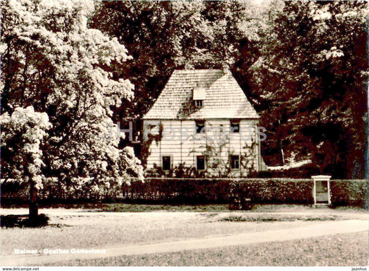 Weimar - Goethes Gartenhaus - Germany DDR - unused - JH Postcards
