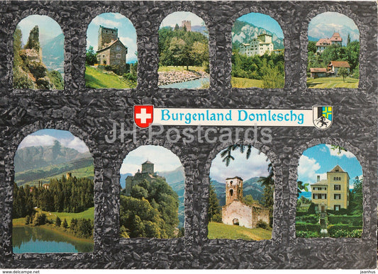 Burgenland Domleschg - Heinzenberg - Ehrenfels - Baldenstein - Rietberg - Tagstein - 33751 - Switzerland - unused - JH Postcards