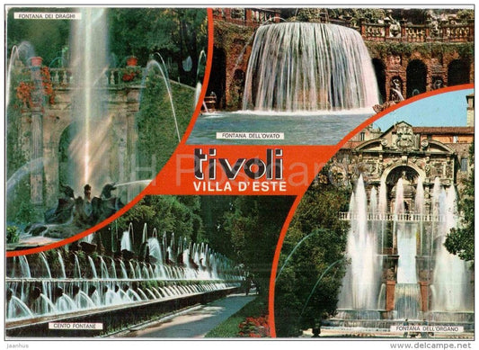 Villa d´Este - fontana - fountain - Tivoli - Lazio - 039 - Italia - Italy - unused - JH Postcards