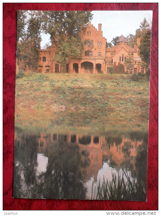 Sangaste castle - manor - 1985 - Estonia - USSR - unused - JH Postcards