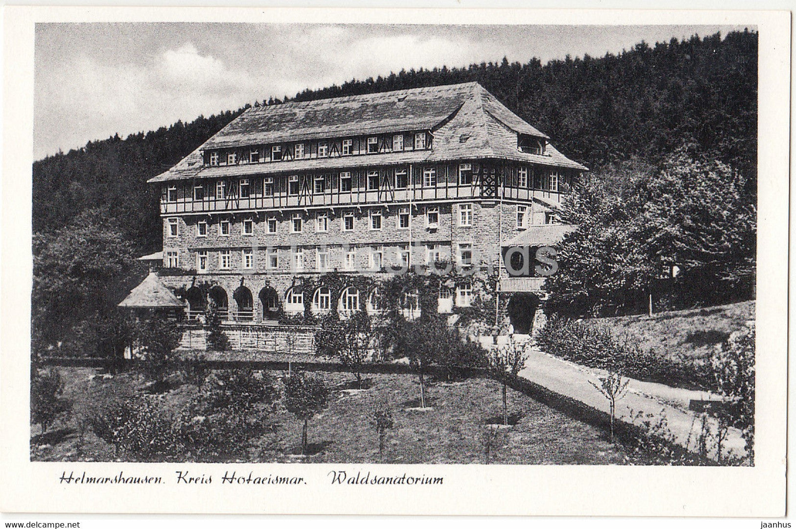 Helmarshausen - Kreis Hofaeismar - Waldsanatorium - sanatorium - Germany - unused - JH Postcards