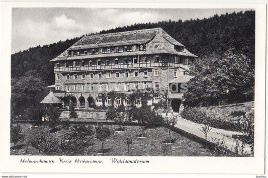 Helmarshausen - Kreis Hofaeismar - Waldsanatorium - sanatorium - Germany - unused - JH Postcards