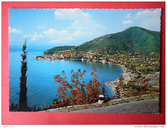 beach - Budva - Montenegro - Yugoslavia - circulated in 1973 in Estonia USSR - used - JH Postcards