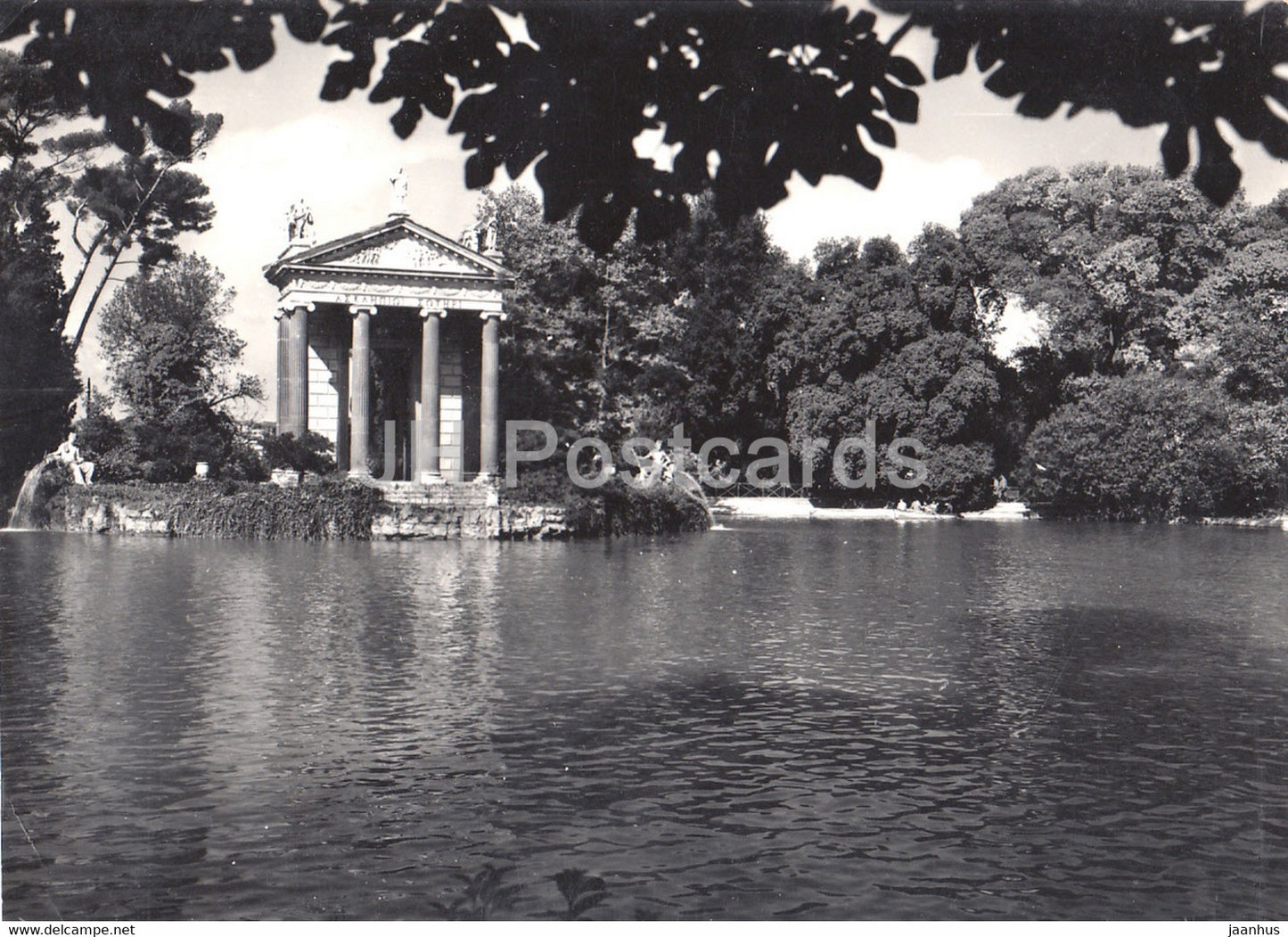 Roma - Rome - Villa Borghese - Il Laghetto - The Little Lake - old postcard - 1958 - Italy - used - JH Postcards