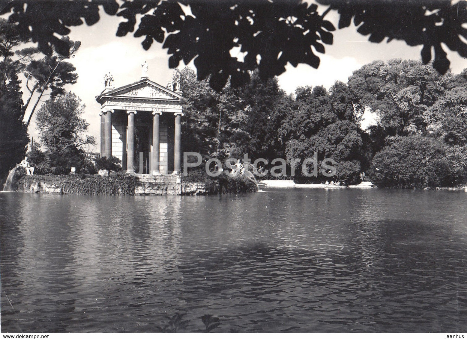Roma - Rome - Villa Borghese - Il Laghetto - The Little Lake - old postcard - 1958 - Italy - used - JH Postcards
