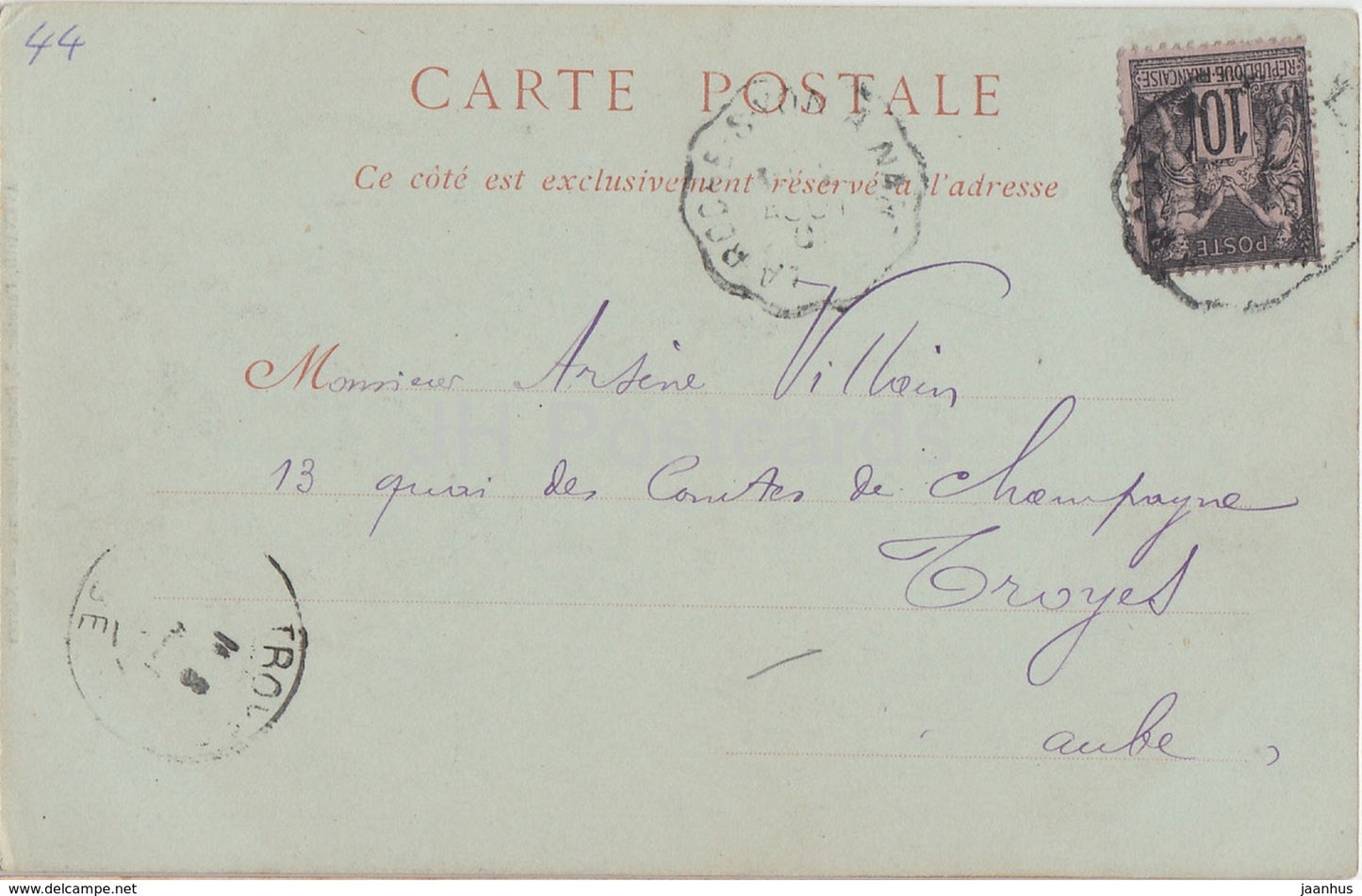 Env de Nantes - Chateau de Clisson - Schloss - 42 - alte Postkarte - 1901 - Frankreich - gebraucht