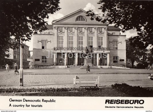 Weimar National Theatre - REISEBÜRO - 1964 - DDR - Germany - unused - JH Postcards