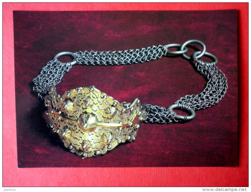 Small Bridle , XVIII century , silver - Moscow Kremlin Armoury - 1982 - Russia USSR - unused - JH Postcards