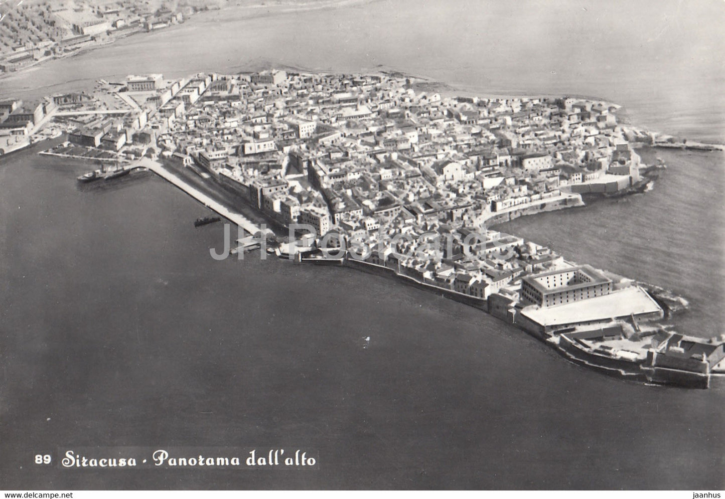 Siracusa - Panorama dall'alto - General view - 1966 - Italy - Italia - used - JH Postcards