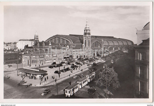 Hamburg - Hauptbahnhof - tram - railway station - Germany - unused - JH Postcards