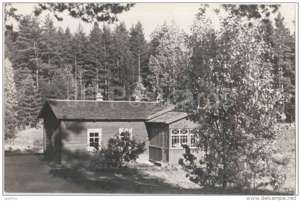 house museum of Lenin in Ilyichevo village - Lenin in Finland - Russia USSR - unused - JH Postcards