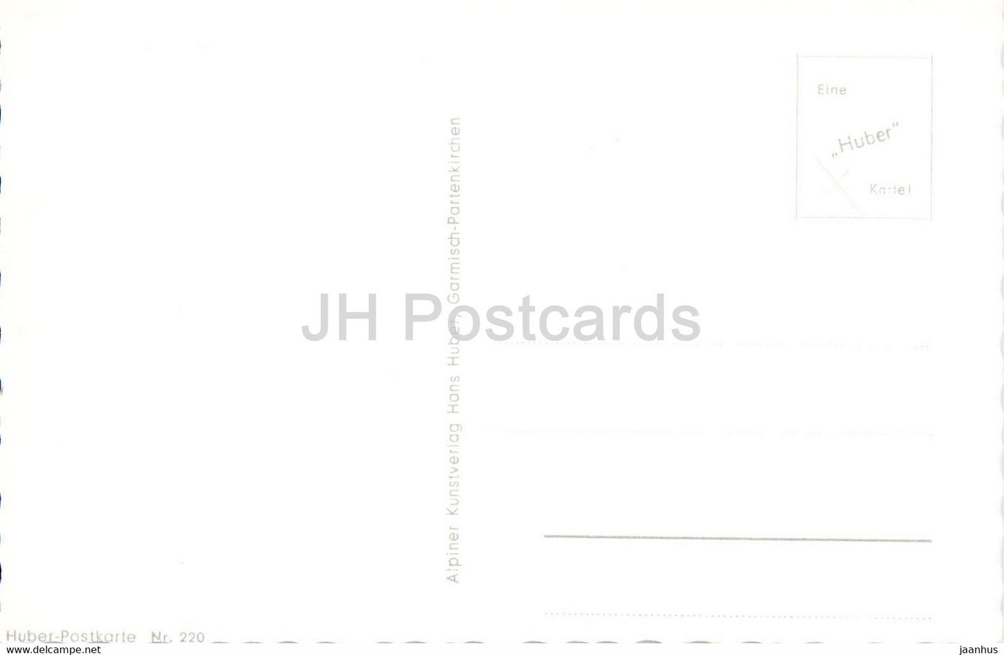 Partnachklamm - old postcard - Germany - unused