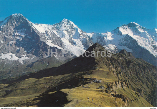 Mannlichen - Eiger - Monch - Jungfrau - 111 - Switzerland - unused - JH Postcards
