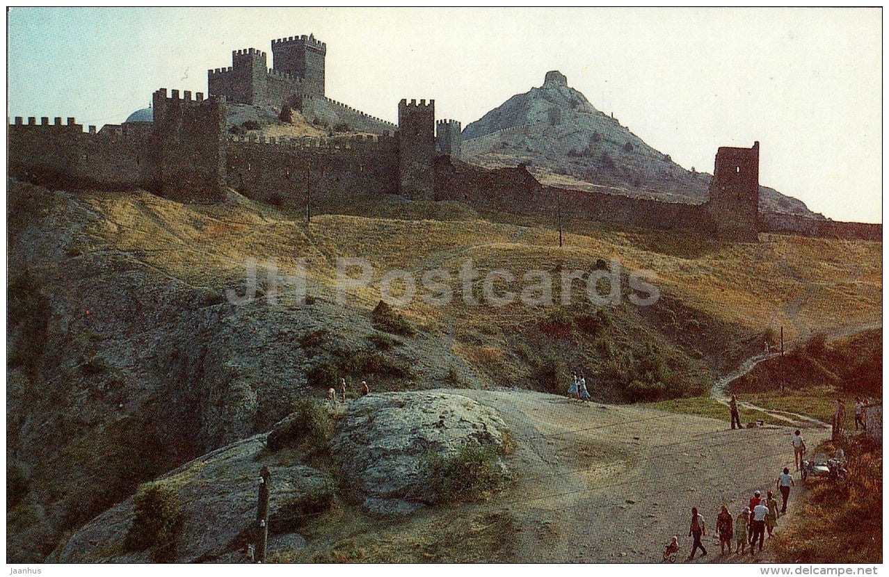 Sudak castle - Crimea - Ukraine USSR - 1989 - unused - JH Postcards