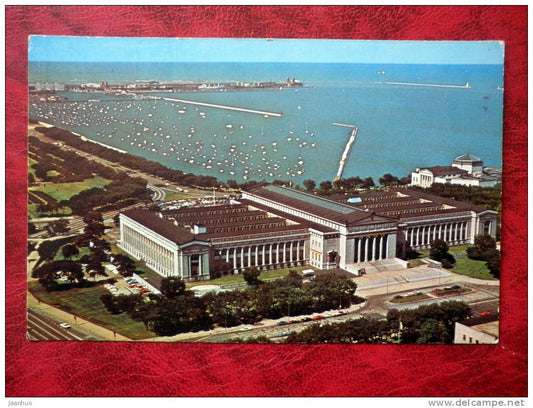Museum of Natural History - Chicago - Illinois - 1964 - USA - unused (numbers written backside) - JH Postcards