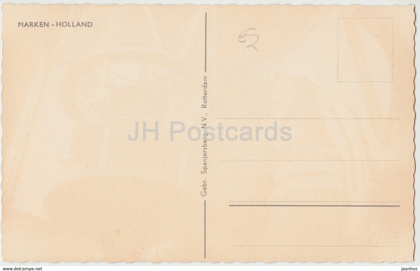 Marken Holland - lighthouse - Folk Costumes - Netherlands - unused