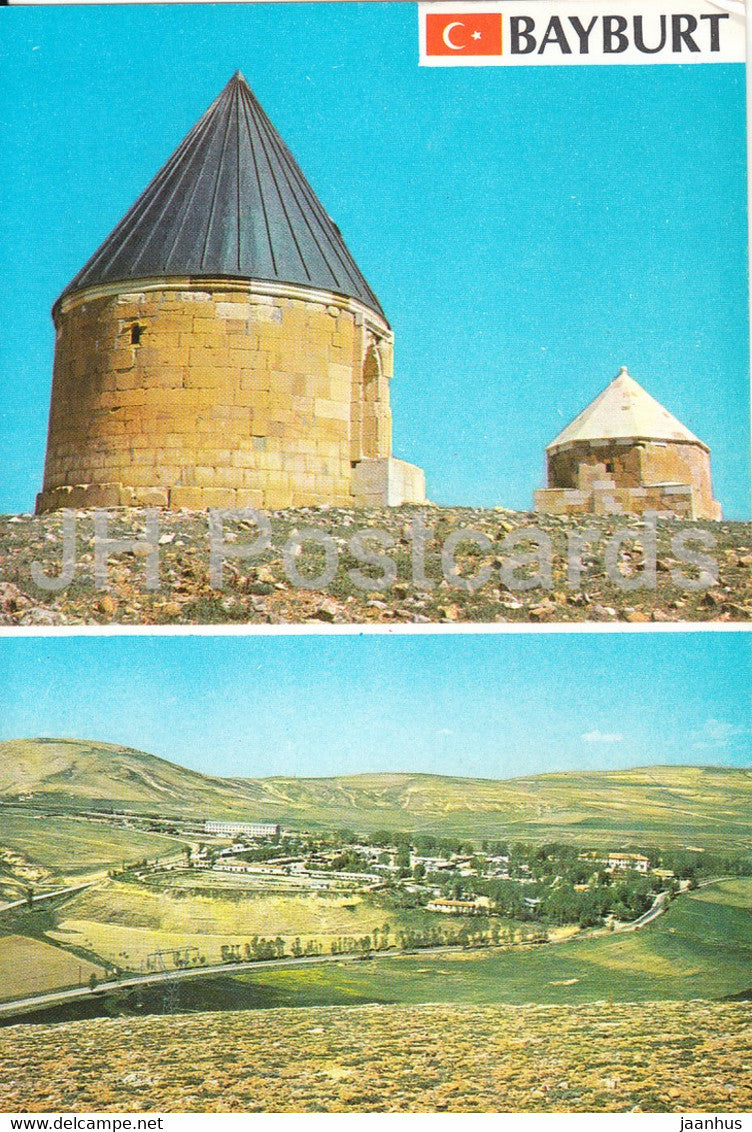 Bayburt - Sehit Osman - city view - 1987 - Turkey - used - JH Postcards