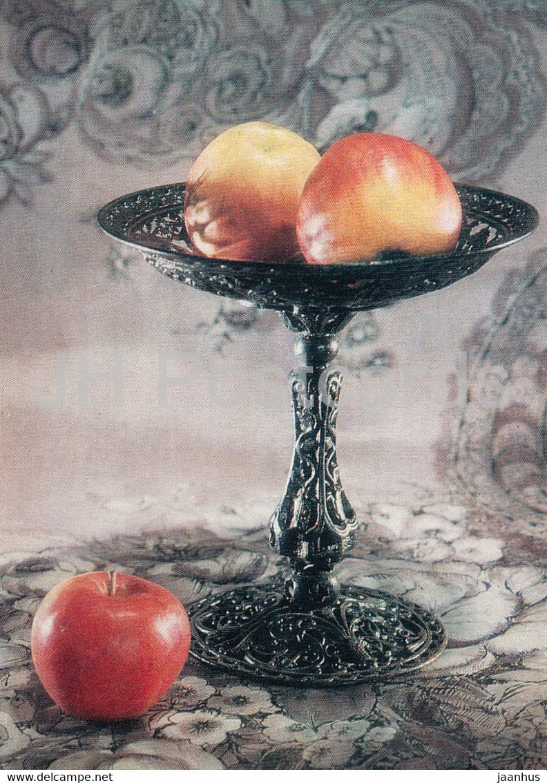 A Vase of open work casting - cast iron - Products of the Kasli Masters - 1976 - Russia USSR - unused - JH Postcards