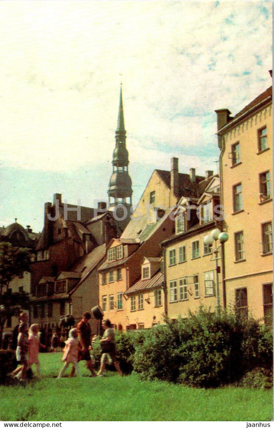 Riga - Meistaru street - 1 - 1977 - Latvia USSR - unused - JH Postcards