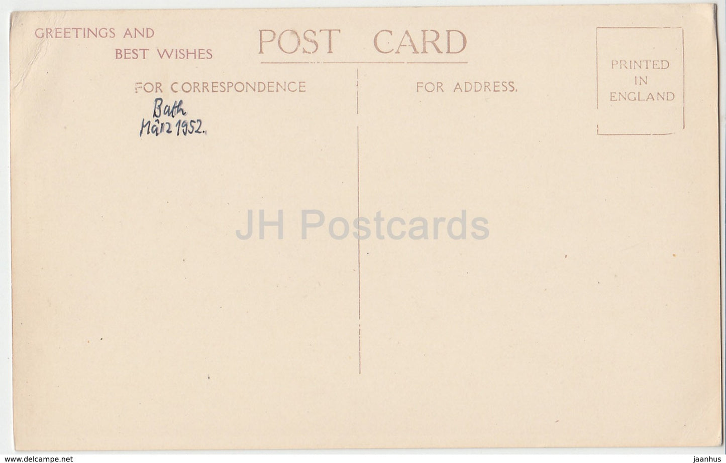 Bath - King's Bath - The Roman Baths - 24354 - 1952 - United Kingdom - England - used