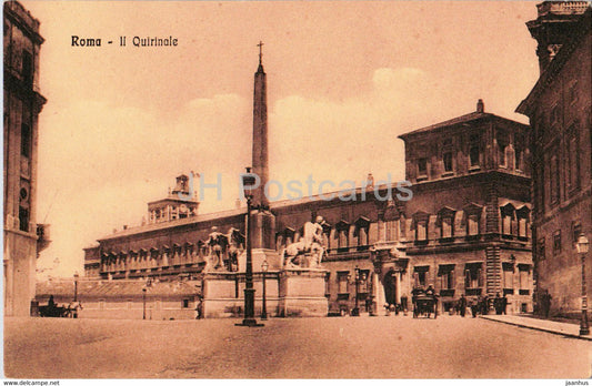 Roma - Rome - Il Quirinale - 77 - old postcard - Italy - unused - JH Postcards