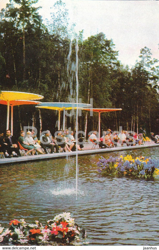 Moscow - Sokolniki - Swimming pool near the Exhibition Pavilions - 1965 - Russia USSR - unused - JH Postcards