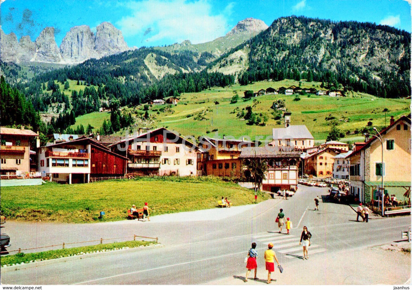 Campitello di Fassa - 1448 m - 1973 - Italy - used - JH Postcards