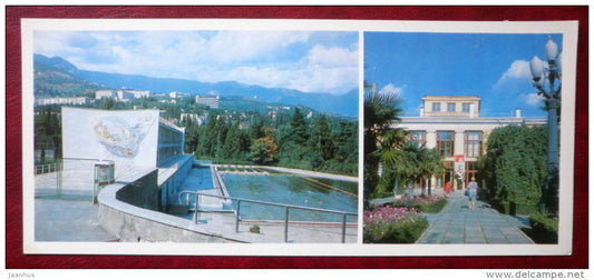 therapeutic swimming pool - baths - Yalta - Jalta - 1981 - Ukraine USSR - unused - JH Postcards