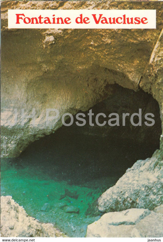 Fontaine de Vaucluse - La Source en basses eaux - Les Belles Images de Provence - 4571 - France - unused - JH Postcards