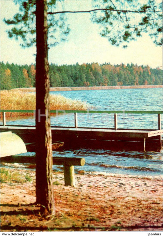 Lahemaa - Lake Lohja - 1 - 1978 - Estonia USSR - unused - JH Postcards