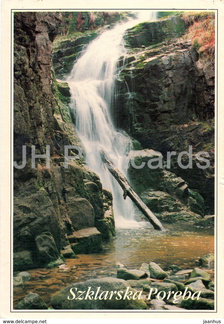 Szklarska Poreba - Wodospad Kamienczyka - Zackelfall - waterfall - 1994 - Hungary - used - JH Postcards