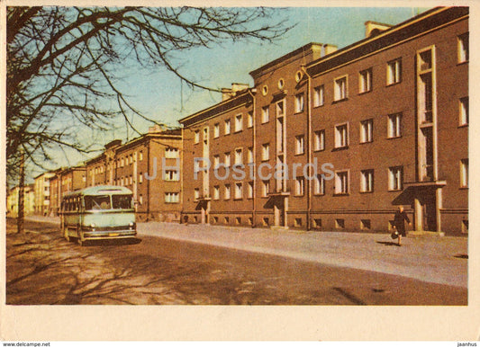 Tallinn - Paldiski Road - bus - 1960 - Estonia USSR - unused - JH Postcards