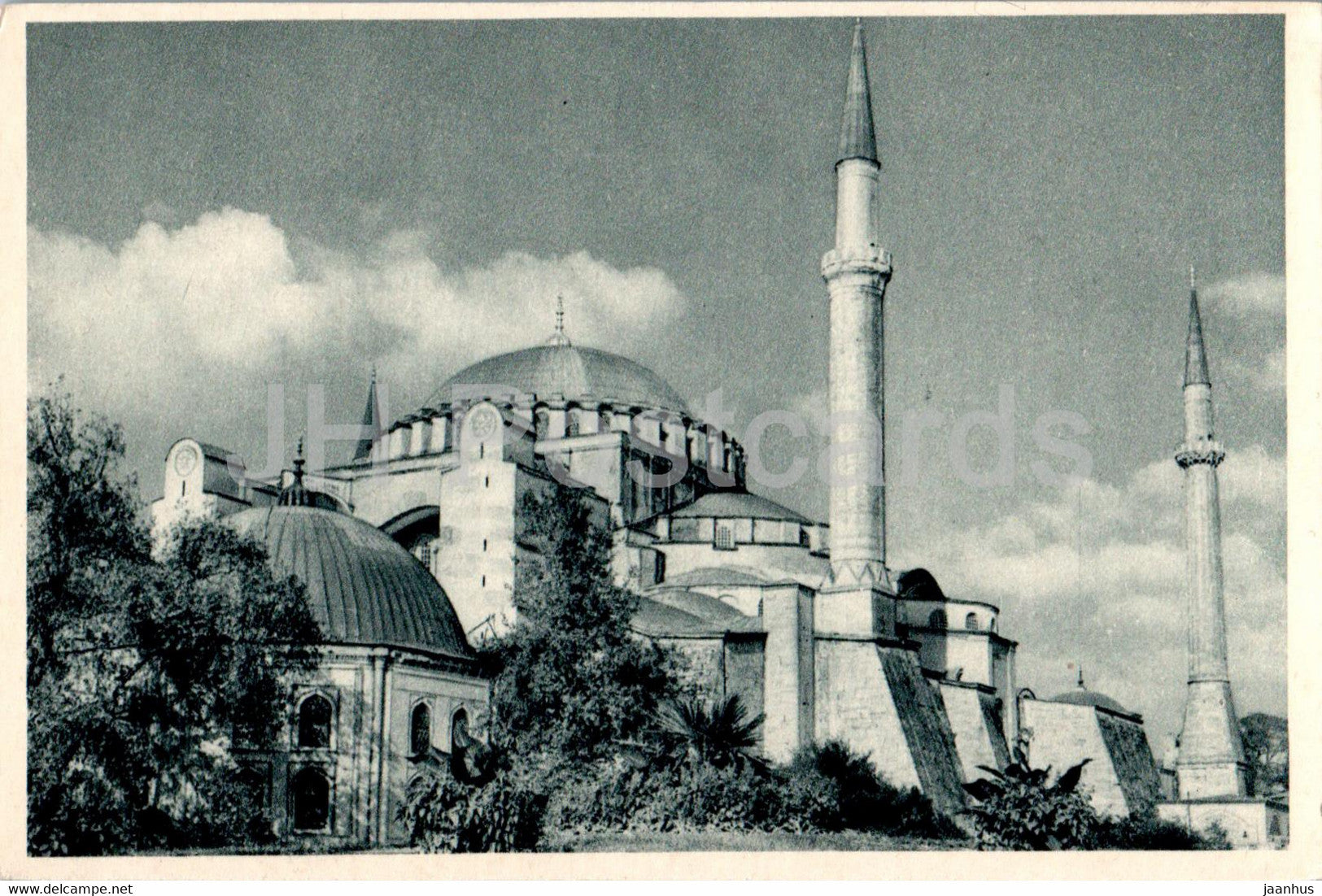 Istanbul - St Sophia Museum - old postcard - Turkey - unused - JH Postcards