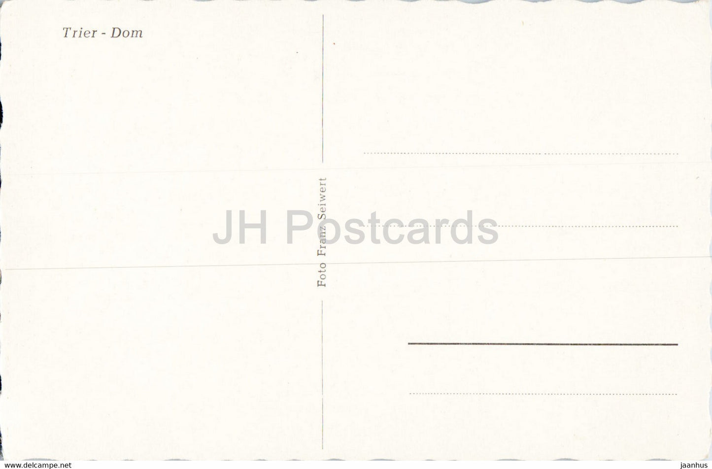 Trier - Dom - cathedral - old postcard - Germany - unused