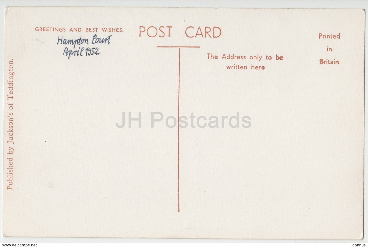 London - Hampton Court Palace - 0102 - 1952 - United Kingdom - England - used