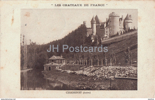 Chabenet - Les Chateaux de France - castle - old postcard - 1914 - France - used
