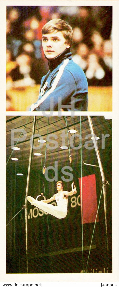 Vladimir Markelov - Gymnastics - sport - 1979 - Russia USSR - unused - JH Postcards