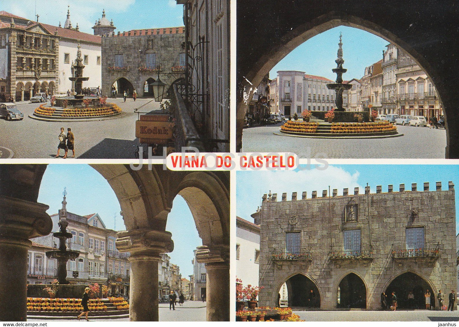 Viana do Castelo - Alguns aspectos da Praca da Republica - 235 - Portugal - unused - JH Postcards