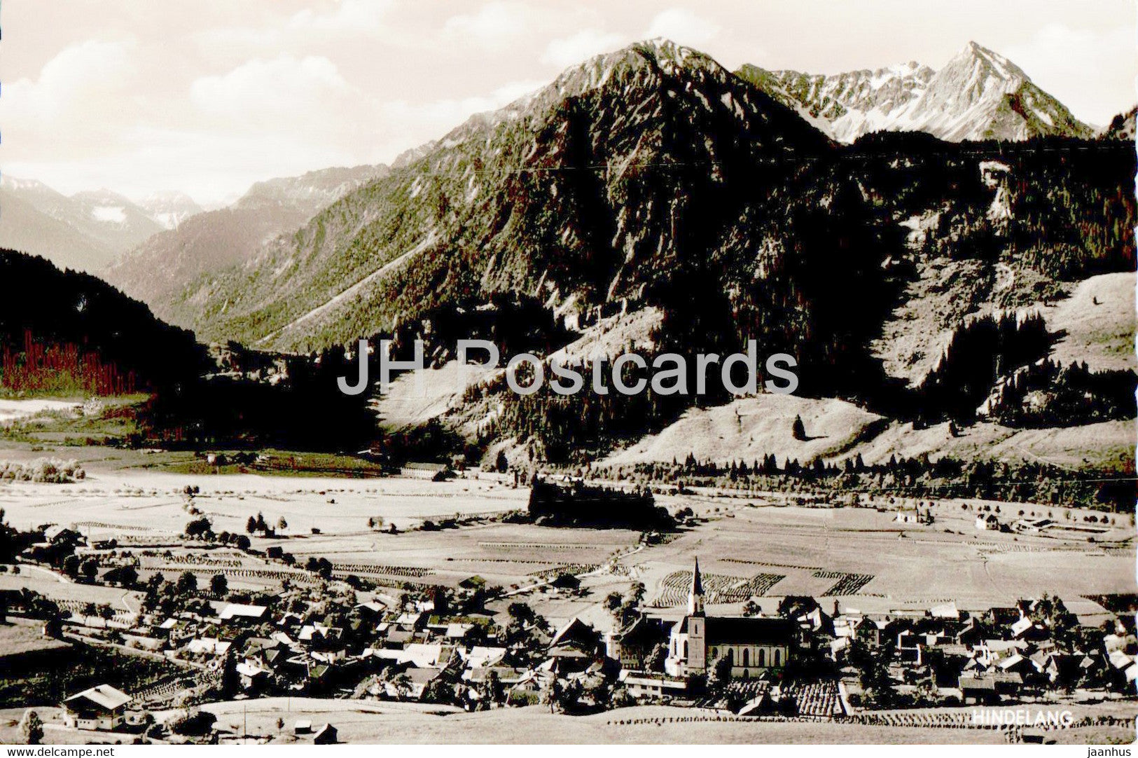 Hindelang 860 m - Bayer Allgau - 1962 - Germany - used - JH Postcards