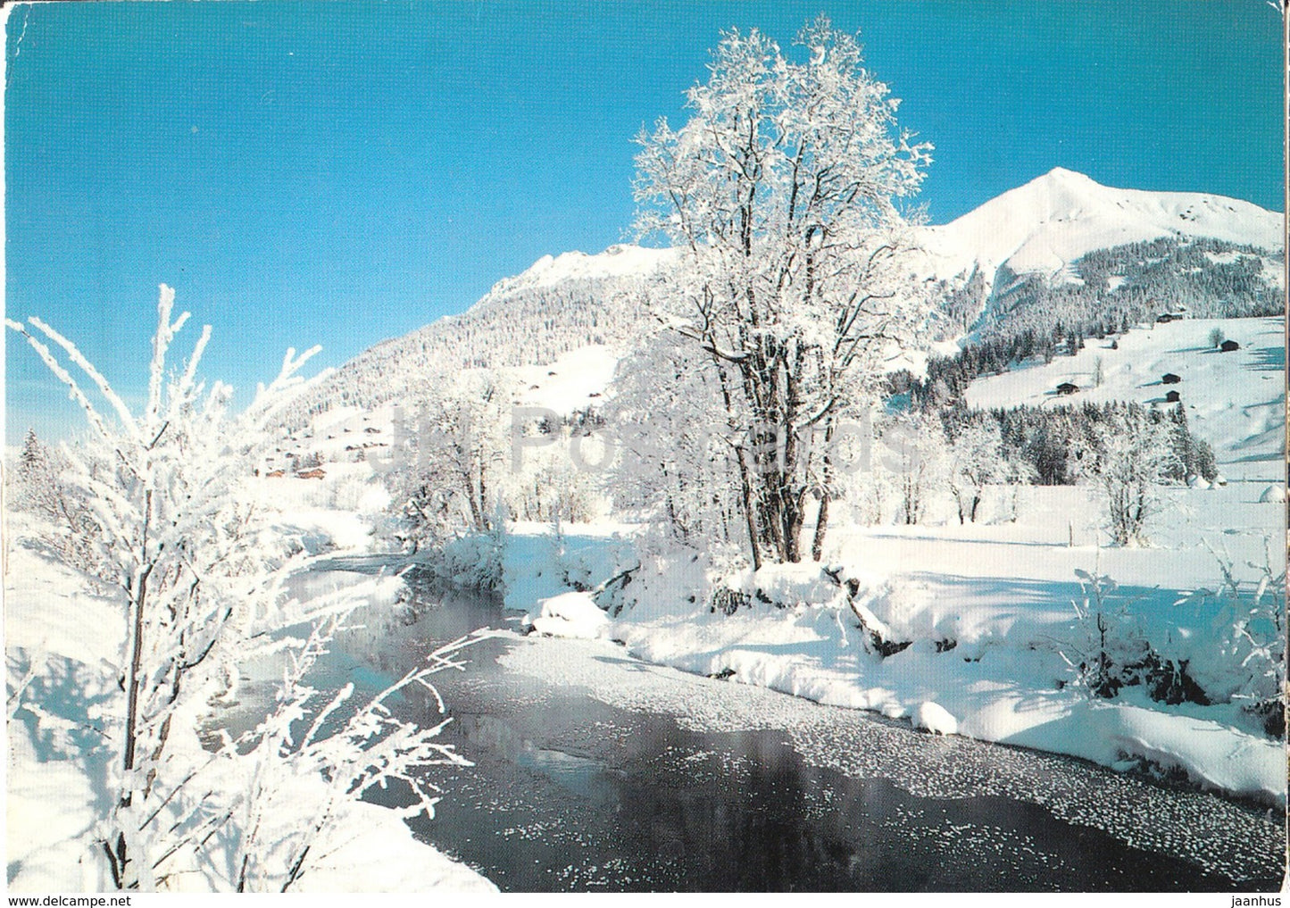 Winterlandschaft  - Paysage d'hiver - Switzerland - used - JH Postcards