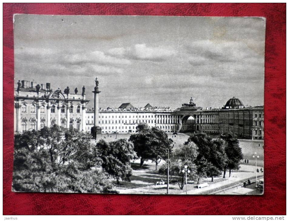 Leningrad - St. Petersburg - Palace Square - 1959 - Russia - USSR - unused - JH Postcards