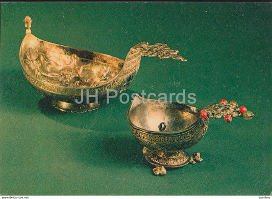 Small Dippers - Applied Art in Moscow Kremlin Museum - 1978 - Russia USSR - unused - JH Postcards